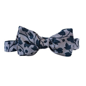 VTG The Original Adjustolox Floral Damask Bow Tie Wedding Tuxedo Formal Retro